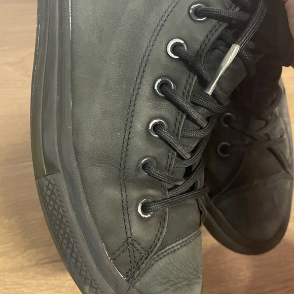 Converse Chuck Taylor All Star Waterproof High Triple Black 162409C Men’s 13 - Picture 10 of 11